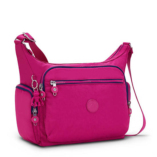 Kipling Gabbie Crossbody Táska Rózsaszín Fukszia | HU 1159OK